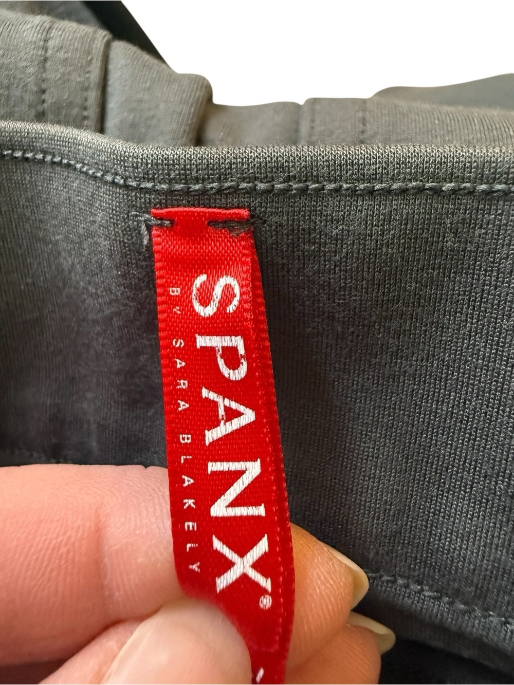 SPANX The Perfect Pant Gray Ponte Pull On  sz XL office Spring EUC 17748 Office - Picture 6 of 9
